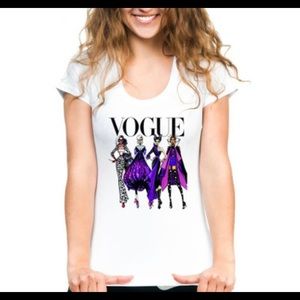 NEW “Voguelicious Villians” white tshirt